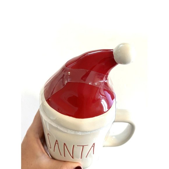 New RAE DUNN Christmas “SANTA" White Mug - Picture 6 of 7